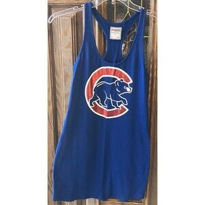 Victoria's Secret Pink Women's Chicago Cubs Racerback Tank‎ Dress Blue Size XS